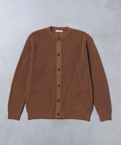 UNITED ARROWS（ユナイテッドアローズ）の「UASB アクリル コットン アゼ クルーネック カーディガン（ニット/セーター・メンズ・ブラック/ブラウン/ホワイト・SMALL/X-LARGE/MEDIUM/LARGE）」の10枚目の写真