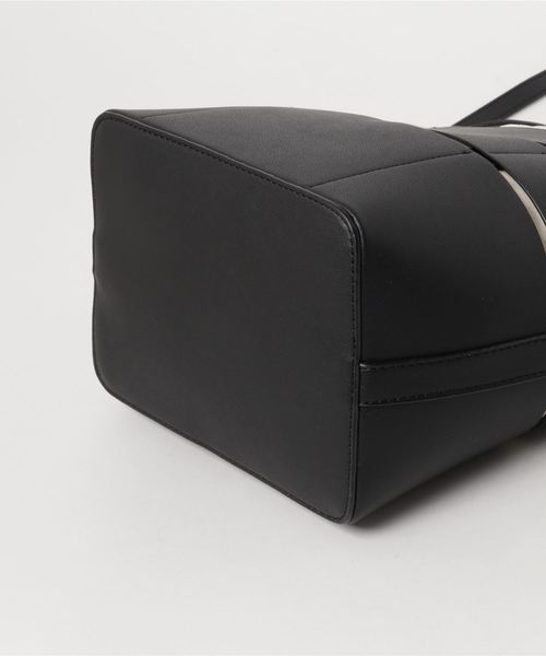 INTERPLANET(インタープラネット)の「コンビトートバッグ(ショルダーバッグ・レディース・ブラック/オフホワイト/キャメル・フリー)」の5枚目の写真