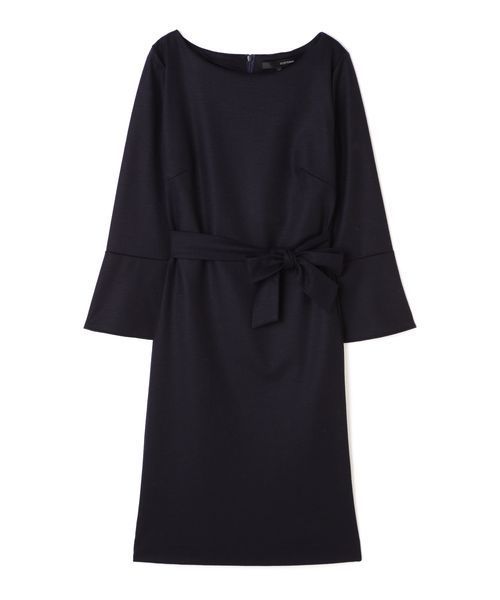 22 OCTOBRE（ヴァンドゥ－オクトーブル）の「フレアスリーブワンピース（ワンピース・レディース・ネイビー/グレー系その他/グレイッシュベージュ・38/40）」の3枚目の写真