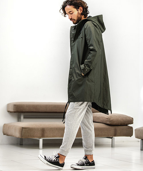 CAMBIO（カンビオ）の「mj5314-ナイロンロングモッズコート（モッズコート・メンズ・カーキ/ネイビー/ブラック・L/M/S）」の10枚目の写真