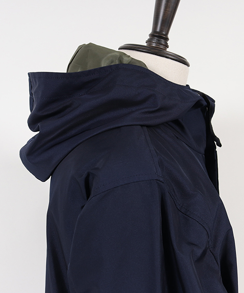 CAMBIO（カンビオ）の「mj5314-ナイロンロングモッズコート（モッズコート・メンズ・カーキ/ネイビー/ブラック・L/M/S）」の16枚目の写真