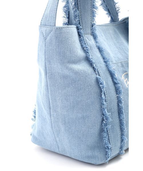 FREE'S MART（フリーズマート）の「スマイルロゴトートバッグ（トートバッグ・レディース・ホワイト/イエロー/ブルー・ﾌﾘ-）」の4枚目の写真