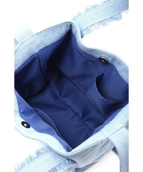 FREE'S MART（フリーズマート）の「スマイルロゴトートバッグ（トートバッグ・レディース・ホワイト/イエロー/ブルー・ﾌﾘ-）」の8枚目の写真