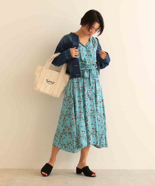 FREE'S MART（フリーズマート）の「スマイルロゴトートバッグ（トートバッグ・レディース・ホワイト/イエロー/ブルー・ﾌﾘ-）」の9枚目の写真