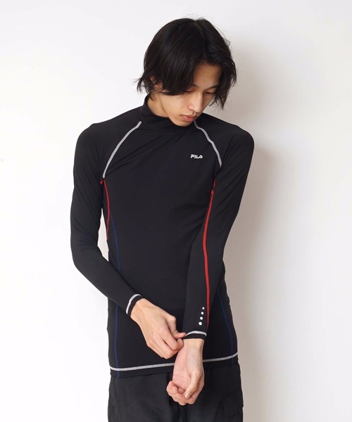 FILA/フィラ】メンズ長袖ハイネック コンプレッショントップス