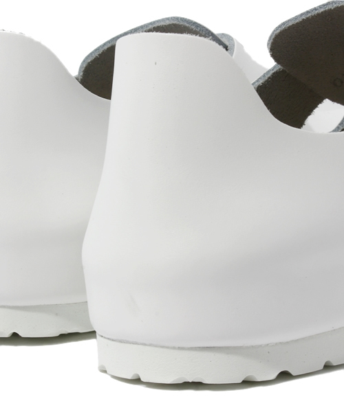 【美品】35 ビルケンシュトック　ロンドン　ナロー　BIRKENSTOCK 白 ビルケンシュトック ロンドン 35 ナロー 白 ホワイト レザー
