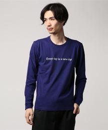NANO universe | ：ＲＯＳＥ　Ｔシャツ　Ｌ／Ｓ(Tシャツ/カットソー)