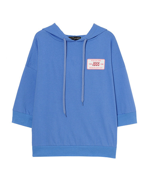 Candy Stripper(キャンディストリッパー)の「LAUGH AND FUN TEDDYS フーディ(Tシャツ/カットソー・レディース・ライトブルー/ブラック/イエロー・2)」の3枚目の写真