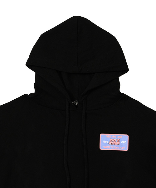 Candy Stripper(キャンディストリッパー)の「LAUGH AND FUN TEDDYS フーディ(Tシャツ/カットソー・レディース・ライトブルー/ブラック/イエロー・2)」の8枚目の写真