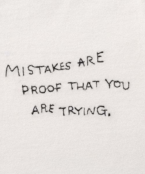 D.fesense（ディーフェセンス）の「【D.fesense /ディーフェセンス】メッセージ刺繍T（Tシャツ/カットソー・キッズ・グレー/ネイビー/オフホワイト・100cm/110cm/80ｃｍ/90cm）」の8枚目の写真