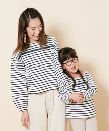 PairPair | 配色ラインボーダーロンT(長袖)(Tシャツ/カットソー)