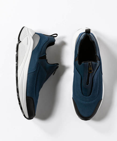 1piu1uguale3 RELAX（ウノピュウノウグァーレトレリラックス）の「1PIU1UGUALE3 RELAX(ウノピゥウノウグァーレトレ)Vibramソール ダッドスニーカー（スニーカー・メンズ・ホワイト/ブラック/ネイビー・26/27/28/29）」の12枚目の写真