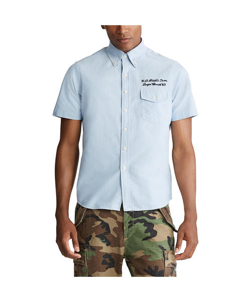 POLO RALPH LAUREN(ポロ ラルフ ローレン)の「クラシックフィット エンブロイダード シャツ(シャツ/ブラウス・メンズ・ブルー系3・SMALL/MEDIUM/LARGE/X-SMALL)」の8枚目の写真