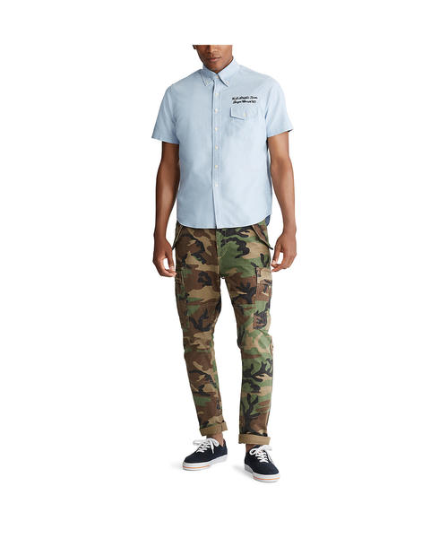 POLO RALPH LAUREN(ポロ ラルフ ローレン)の「クラシックフィット エンブロイダード シャツ(シャツ/ブラウス・メンズ・ブルー系3・SMALL/MEDIUM/LARGE/X-SMALL)」の9枚目の写真