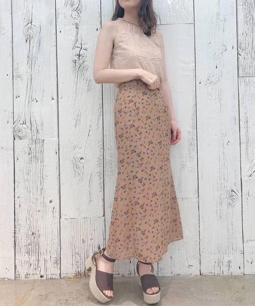 one after another NICE CLAUP（ワンアフターアナザーナイスクラップ）の「プチハイ総レーストップス（タンクトップ・レディース・オフホワイト/ベージュ/ブラック・FREE）」の5枚目の写真
