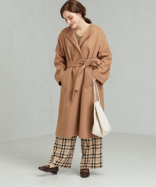 新品未使用　Wビーバーテントライントレンチコート green label relaxing（グリーンレーベルリラクシング）の