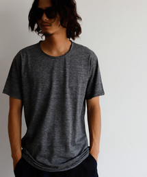 【Holiday】カットオフクルーネックtee