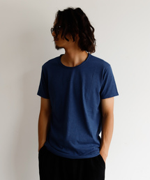 【Holiday】カットオフクルーネックtee