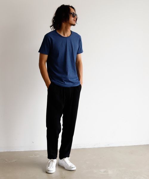 Auntie Rosa Holiday（アンティローザホリデー）の「【Holiday】カットオフクルーネックtee（Tシャツ/カットソー・メンズ・ライトブルー/グレー/ブルー・MEDIUM/LARGE/X-LARGE）」の4枚目の写真
