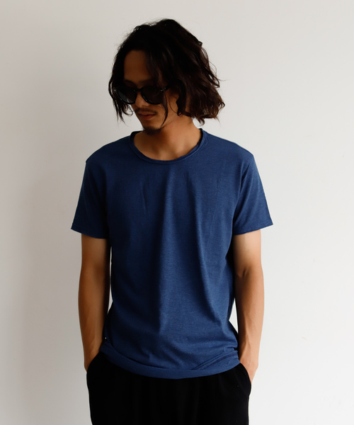 Auntie Rosa Holiday（アンティローザホリデー）の「【Holiday】カットオフクルーネックtee（Tシャツ/カットソー・メンズ・ライトブルー/グレー/ブルー・MEDIUM/LARGE/X-LARGE）」の6枚目の写真