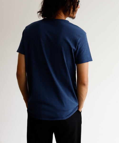 Auntie Rosa Holiday（アンティローザホリデー）の「【Holiday】カットオフクルーネックtee（Tシャツ/カットソー・メンズ・ライトブルー/グレー/ブルー・MEDIUM/LARGE/X-LARGE）」の12枚目の写真