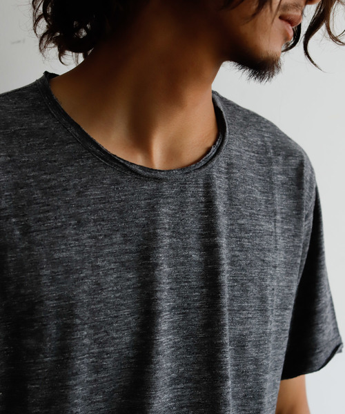 Auntie Rosa Holiday（アンティローザホリデー）の「【Holiday】カットオフクルーネックtee（Tシャツ/カットソー・メンズ・ライトブルー/グレー/ブルー・MEDIUM/LARGE/X-LARGE）」の16枚目の写真