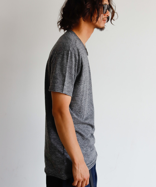 Auntie Rosa Holiday（アンティローザホリデー）の「【Holiday】カットオフクルーネックtee（Tシャツ/カットソー・メンズ・ライトブルー/グレー/ブルー・MEDIUM/LARGE/X-LARGE）」の18枚目の写真
