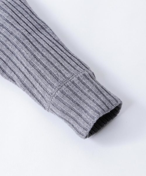 Chaco closet（チャコ クローゼット）の「リラクシングドルマンスリーブリブニットプルオーバー（ニット/セーター・レディース・ブラック/ベージュ/パープル/グレー/オフホワイト/ピンク・FREE）」の11枚目の写真