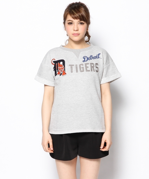 LB-03(エルビー・ゼロスリー)の「MLB TG ROLL BACK PILE(Tシャツ/カットソー・レディース・グレー系/ピンク系/ブルー系・FREE)」の4枚目の写真