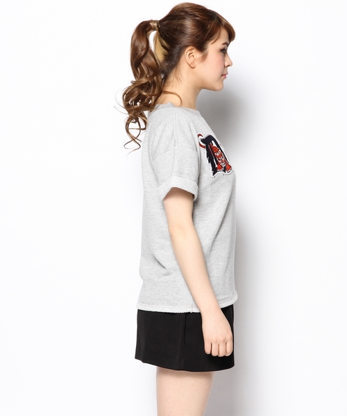 LB-03(エルビー・ゼロスリー)の「MLB TG ROLL BACK PILE(Tシャツ/カットソー・レディース・グレー系/ピンク系/ブルー系・FREE)」の5枚目の写真