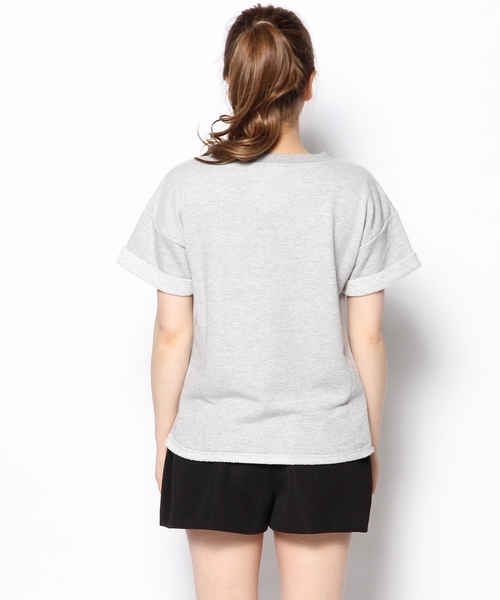 LB-03(エルビー・ゼロスリー)の「MLB TG ROLL BACK PILE(Tシャツ/カットソー・レディース・グレー系/ピンク系/ブルー系・FREE)」の6枚目の写真