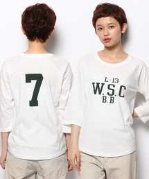 BEAMS BOY | BEAMS BOY / カレッジプリント ラグラン7分袖 14SS**(Tシャツ/カットソー)