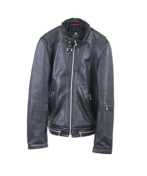 LOVELESS ラブレスラムレザージャケット34（XS）ブラック羊革