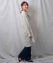 Ambre Neige | バンドカラーシャツ(シャツ/ブラウス)