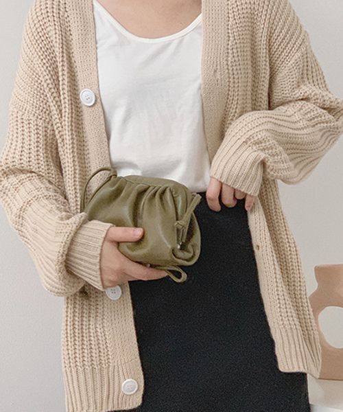 chuclla（チュクラ）の「【chuclla】【2019AW】2way ギャザー ショルダーバッグ cha139（ショルダーバッグ・レディース・ブラック/カーキ/アイボリー/タン/グレイッシュベージュ・FREE）」の11枚目の写真