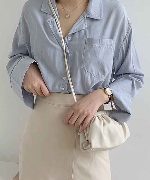 chuclla（チュクラ）の「【chuclla】【2019AW】2way ギャザー ショルダーバッグ cha139（ショルダーバッグ・レディース・ブラック/カーキ/アイボリー/タン/グレイッシュベージュ・FREE）」の14枚目の写真
