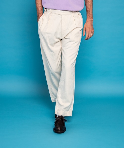 MR.OLIVE（ミスターオリーブ）の「8oz UNEVENNESS ライト デニム / グルカ ワイド パンツ（その他パンツ・メンズ・インディゴブルー/ナチュラル・SMALL/MEDIUM/LARGE）」の6枚目の写真