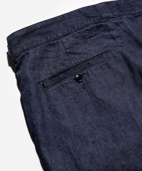 MR.OLIVE（ミスターオリーブ）の「8oz UNEVENNESS ライト デニム / グルカ ワイド パンツ（その他パンツ・メンズ・インディゴブルー/ナチュラル・SMALL/MEDIUM/LARGE）」の12枚目の写真