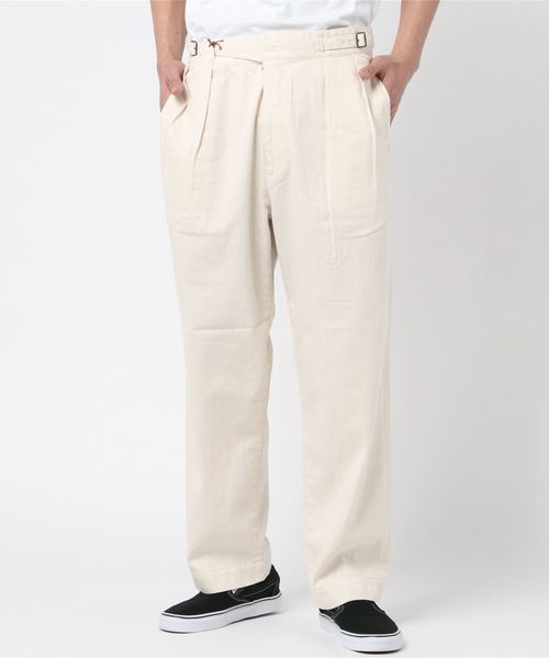 MR.OLIVE（ミスターオリーブ）の「8oz UNEVENNESS ライト デニム / グルカ ワイド パンツ（その他パンツ・メンズ・インディゴブルー/ナチュラル・SMALL/MEDIUM/LARGE）」の17枚目の写真