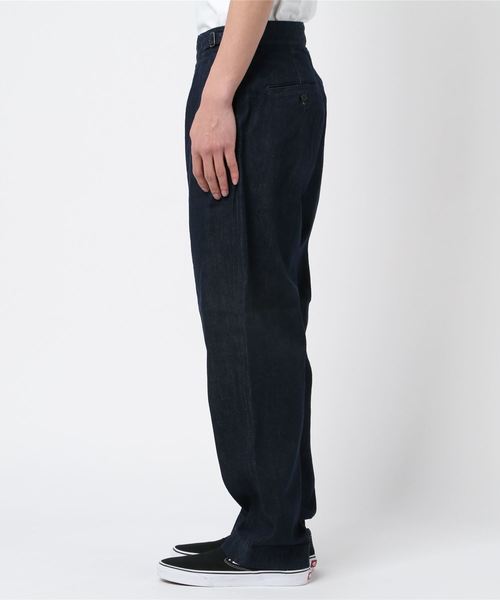MR.OLIVE（ミスターオリーブ）の「8oz UNEVENNESS ライト デニム / グルカ ワイド パンツ（その他パンツ・メンズ・インディゴブルー/ナチュラル・SMALL/MEDIUM/LARGE）」の15枚目の写真