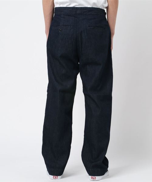 MR.OLIVE（ミスターオリーブ）の「8oz UNEVENNESS ライト デニム / グルカ ワイド パンツ（その他パンツ・メンズ・インディゴブルー/ナチュラル・SMALL/MEDIUM/LARGE）」の14枚目の写真