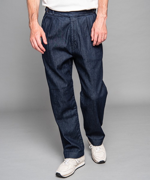 MR.OLIVE（ミスターオリーブ）の「8oz UNEVENNESS ライト デニム / グルカ ワイド パンツ（その他パンツ・メンズ・インディゴブルー/ナチュラル・SMALL/MEDIUM/LARGE）」の13枚目の写真