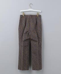 ［超美品］6(ROKU) ロク　NEP TWEED PANTS 34 グレー 6 ロクROKUPOLYESTER RAYON BOOTCUT PANTS