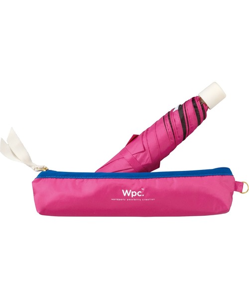 Wpc.（ダブリュピーシー）の「【公式限定アイテム】 完全遮光 オールウェザーパラソル 折りたたみ 日傘 Wpc.（折りたたみ傘・レディース・ブラック/ベージュ/パープル/ネイビー/グレー/レッド/オフホワイト/サックスブルー/ピンク/ターコイズブルー/イエロー/ブルー/グリーン/ミント/マジェンタ/ラベンダー/ブラウン/ライトグリーン/オレンジ系その他/ブルーグレー/ピンク系その他・FREE）」の20枚目の写真