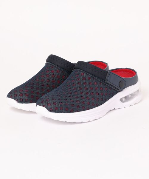 STYLEBLOCK（スタイルブロック）の「エアークッションソールメッシュスポーツサンダル（サンダル・メンズ・ネイビー/ブラック×ブラック/ブラック系その他/ブラック×ホワイト/ブルー系その他・M/L/S/LL）」の5枚目の写真