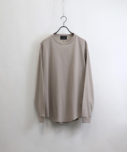 Confirm（コンファーム）の「Confirm / コンファーム ラウンドテールロンT（Tシャツ/カットソー・メンズ・ベージュ/ホワイト/サックスブルー/ブラック/パープル・M/L）」の4枚目の写真