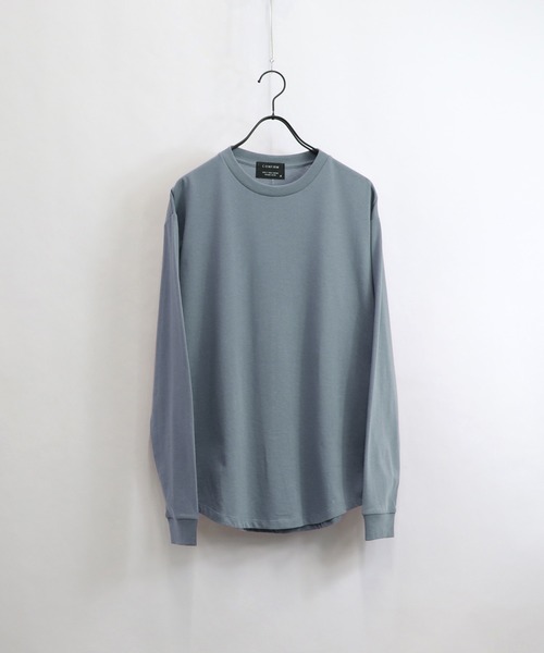 Confirm（コンファーム）の「Confirm / コンファーム ラウンドテールロンT（Tシャツ/カットソー・メンズ・ベージュ/ホワイト/サックスブルー/ブラック/パープル・M/L）」の5枚目の写真