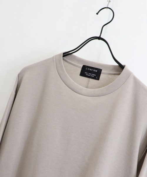 Confirm（コンファーム）の「Confirm / コンファーム ラウンドテールロンT（Tシャツ/カットソー・メンズ・ベージュ/ホワイト/サックスブルー/ブラック/パープル・M/L）」の9枚目の写真