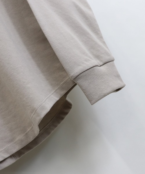 Confirm（コンファーム）の「Confirm / コンファーム ラウンドテールロンT（Tシャツ/カットソー・メンズ・ベージュ/ホワイト/サックスブルー/ブラック/パープル・M/L）」の10枚目の写真