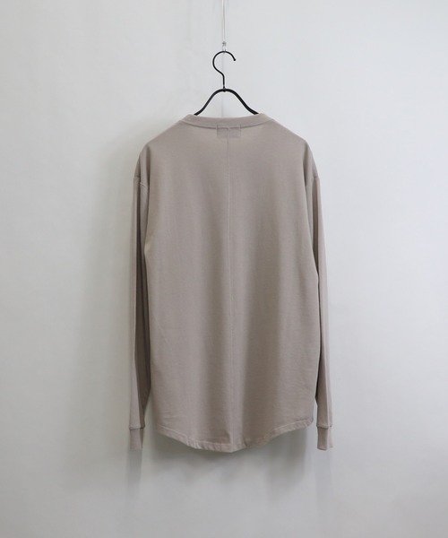 Confirm（コンファーム）の「Confirm / コンファーム ラウンドテールロンT（Tシャツ/カットソー・メンズ・ベージュ/ホワイト/サックスブルー/ブラック/パープル・M/L）」の11枚目の写真